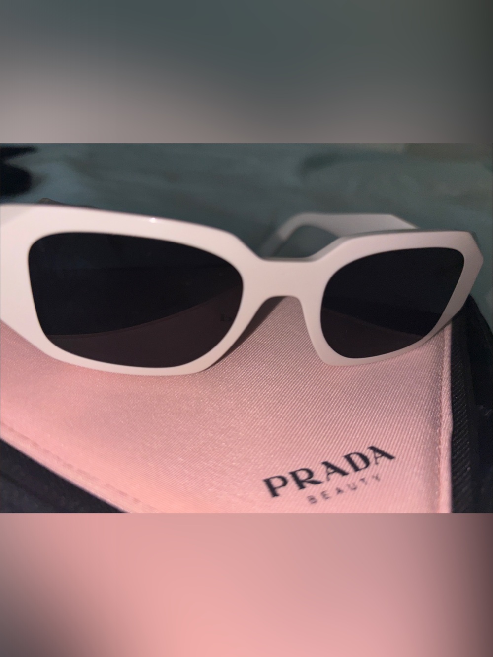 Prada White Sunglass Case - Picture 2 of 5
